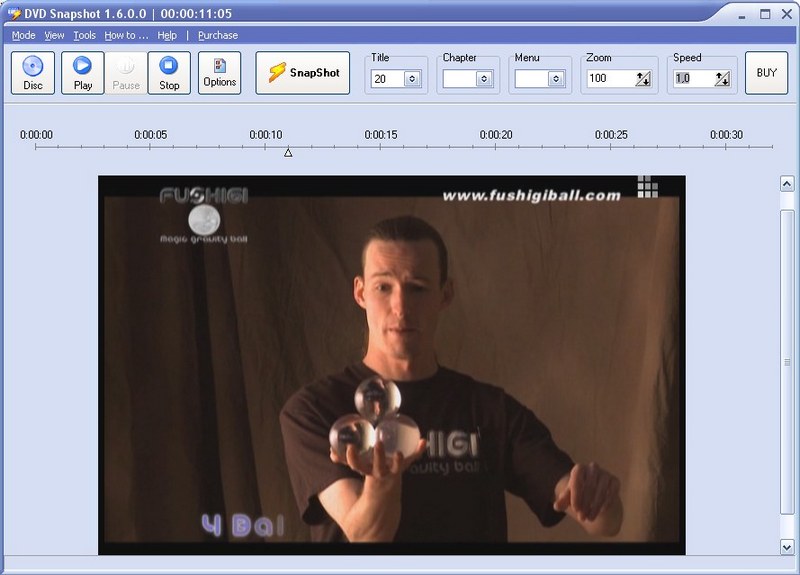DVD Snapshot screen shot