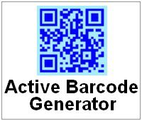 Active Barcode (QR code) Generator